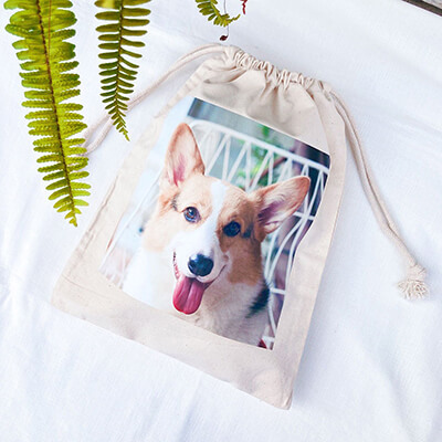 印刷範例-熱轉印白膜-中帆布束口袋